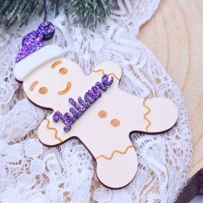 Geschenk Weihnachten Familie | Geschenkanhänger mit Namen | kleine Weihnachtsgeschenke Kinder | Holzanhänger personalisi