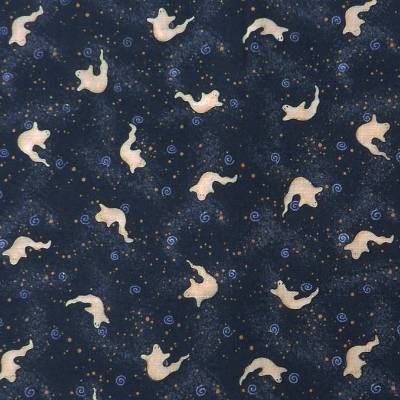 Patchworkstoff Halloween Debbie Mumm Haunted Halloween