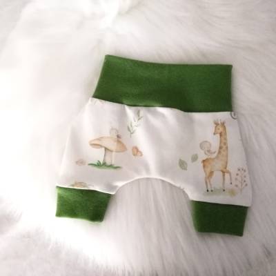 Babyhose Frühchen Gr 34/36 Reborn – Handgemacht, Jersey, Öko Tex, Mitwachsend | Annes Zwergenkreativshop