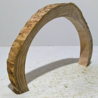 Holzbogen zum Basteln und Dekorieren aus Ulme Holz naturgewachsen Unbearbeitet 
