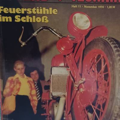 Jugend + Technik Heft 11 November 1974 – Feuerstühle im Schloss | Rarität für Sammler