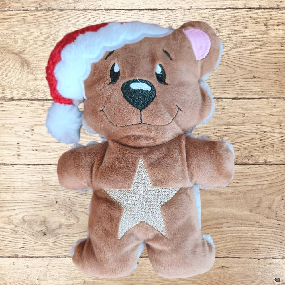 Stickdatei Weihnachten Teddy Bär In the Hoop Kissen Set – 4 Größen inkl. Anleitung, sofort verfügbar Bild 2