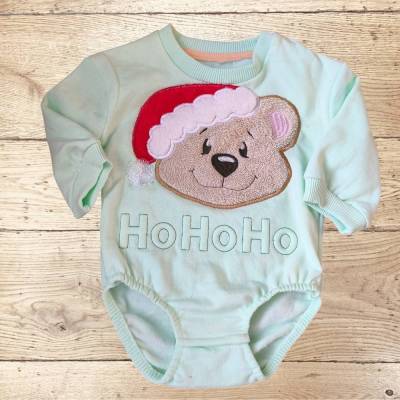 Stickdatei Teddy Bär Kopf Weihnachten – Applikation Set in 5 Größen Set 2575
