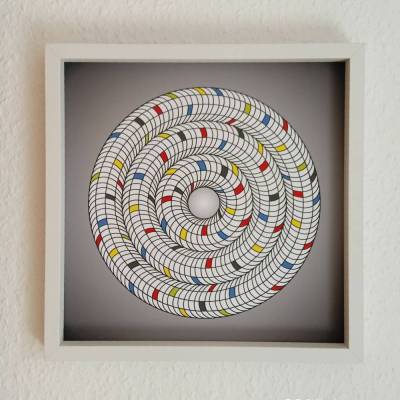 Optische Täuschung Schnecken