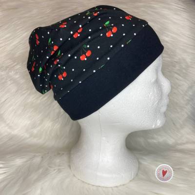 Beanie Mütze * Rockabilly Kirschen