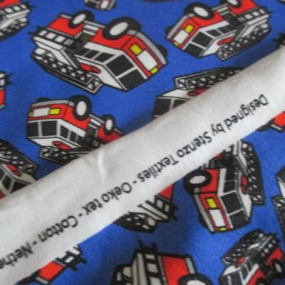 Stenzo Baumwolljersey Feuerwehr blau Oeko-Tex Standard 100(1m/13,-€)
