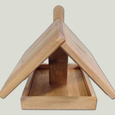 Handmade! Vogelfutterhaus aus Massivholz geölt, inkl. Versand*