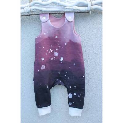 Baby-Strampler aus Sommer-Sweat, Größe 62, mit Druckknöpfen zum Öffnen