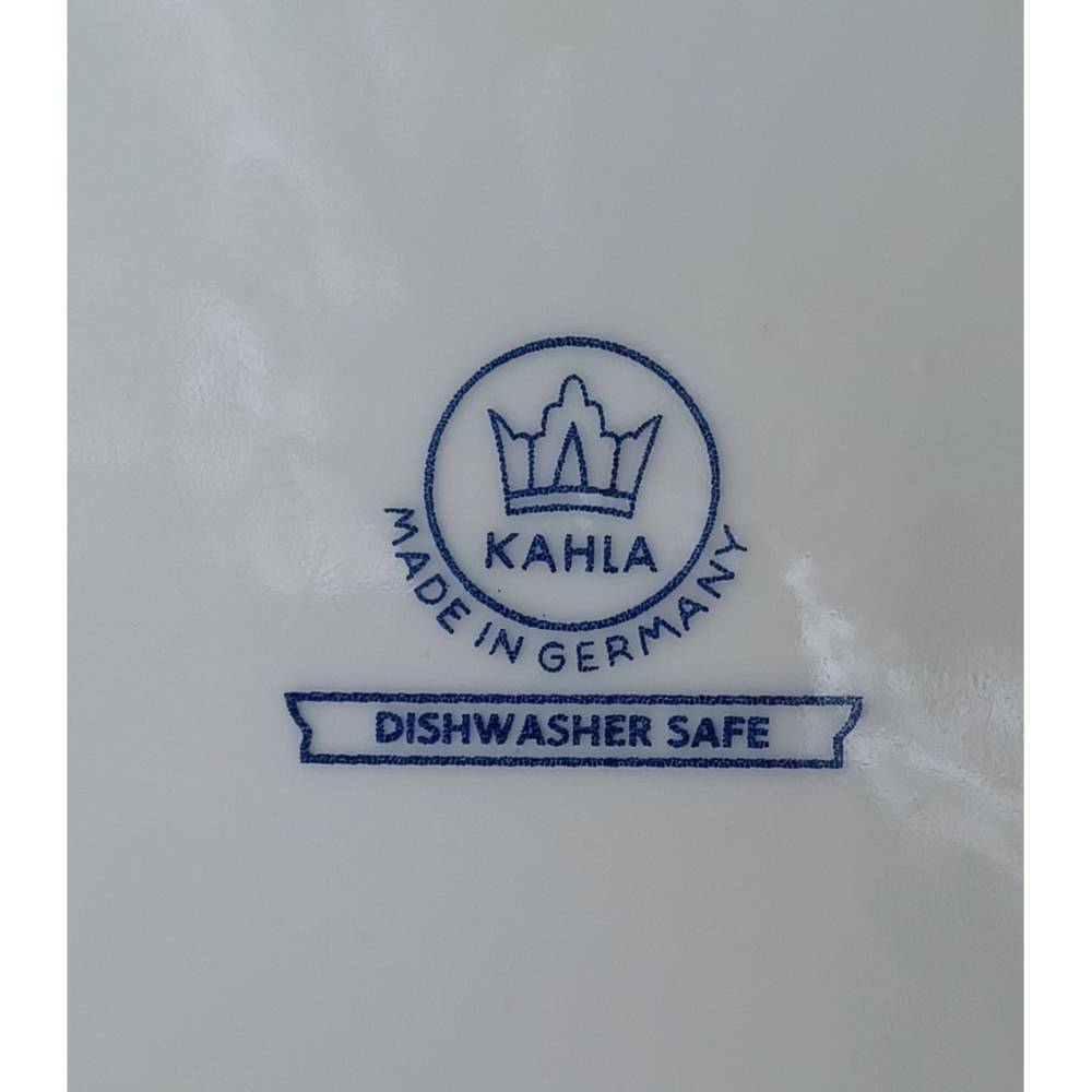 Frühstücksteller aus Porzellan der 70er Jahre von Kahla – DDR Berlin-Grünau, Vintage