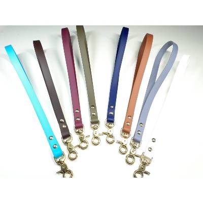 Kurzführer aus Biothane für Hunde in 40cm Länge | Karabiner aus Messing