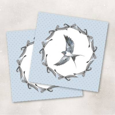 1 Aufnäher -Schwalbe-  80 x 80mm acufactum Sophia Drescher Webetikett Label Flicken Patch