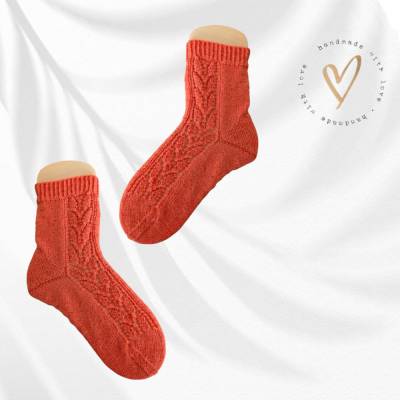 Socken handgestrickt für Gr. 38/39