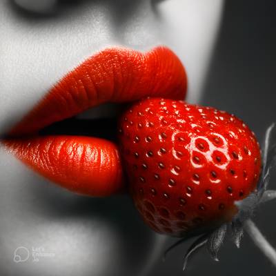  Lippenmotiv bringt Charakter und Stil in jeden Raum