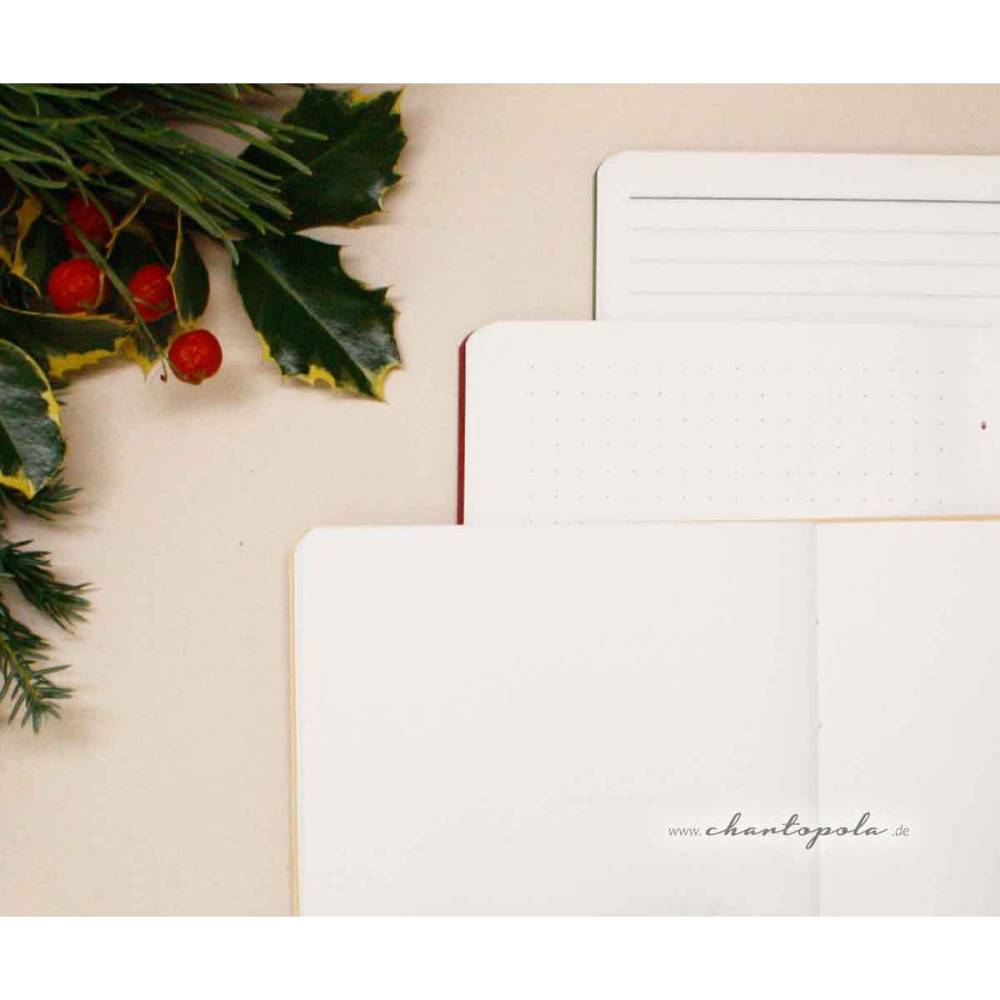 3er-Set Notizhefte „Weihnachtsträume“, handmade Bild 6
