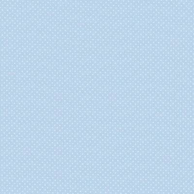 Westfalenstoffe Wales hellblau, kleine weisse Punkte, Baumwolle