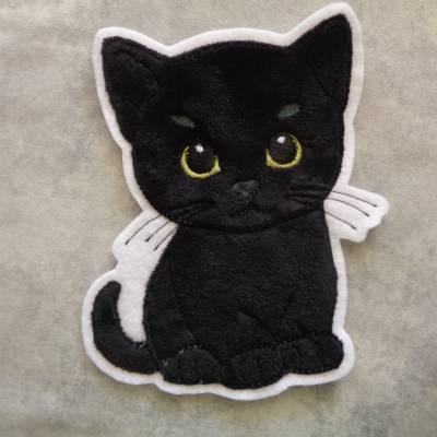 Applikation niedliche Katze, Kätzle  Aufnäher