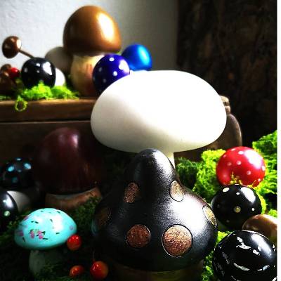 Keramikpilze – Einzigartige Deko für Herbst, Weihnachten & Gestecke