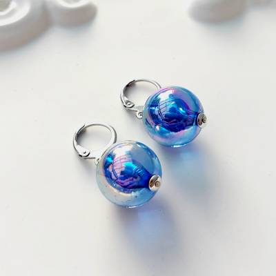 Ohrringe "Regenbogenblau"