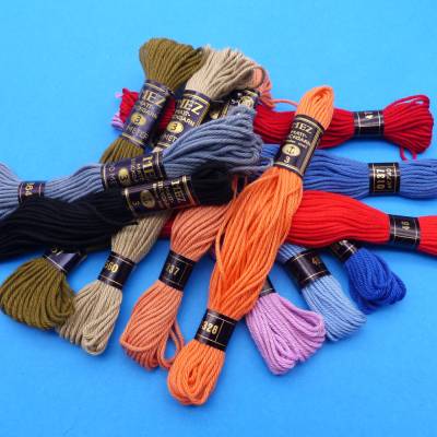 Mattstickgarn, MEZ, Anchor, Stärke 3, viele Farben, Sticken, Sticktwist, Basteln, Sammler, Retro