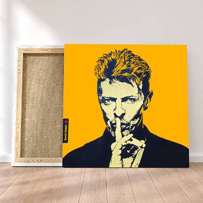 Bild David Bowie, Acryl/Leinwand 100x100 cm, Unikat