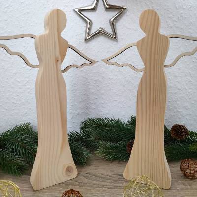 Engel aus Holz / Holzengel / Weihnachtsdeko / Weihnachtsengel / Holzdeko