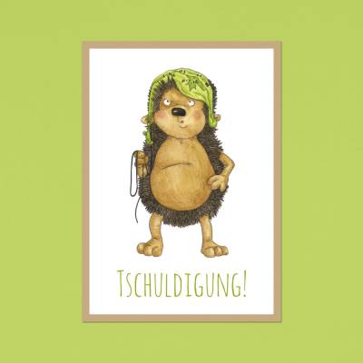 Postkarte: Entschuldigung, Wiedergutmachung, Versöhnung, Freundschaft, Sorry, vergessen, nachträglich, Geburtstag, A6
