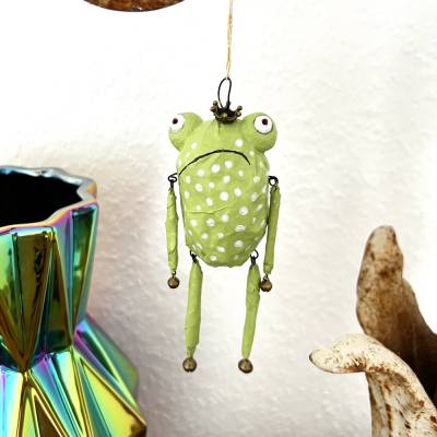 Froschglöckchen, Baumschmuck, Weihnachtsschmuck, kling Fröschchen klingelingeling, Frosch zum hängen, Christbaumschmuck