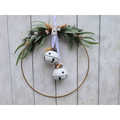 Weihnachtskranz Türkranz Loop Weihnachten Advent Dekoration Spruch Kranz Deko