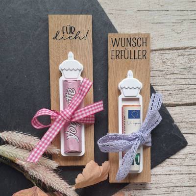 Geldgeschenk "Geburtstag" ~ Geschenkverpackung Schokoriegelhalter ~ Mitbringsel