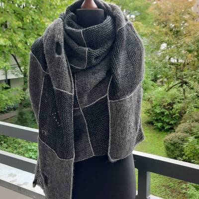 B!DESIGN by GiesingCrafts: Just Be All Squared - Shawl