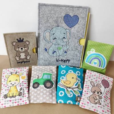 Stickdateien Babyset im Shabby Stil – 41 Motive & ITH-Hüllen ab 10x10 Rahmen
