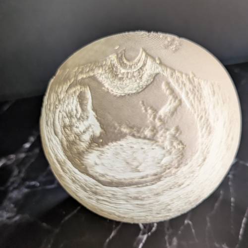 3D Lichtkuppel – Halbkugel Lampe als Geschenk für werdende Eltern – Emotionales Andenken mit dem allerersten Bild Ihres 