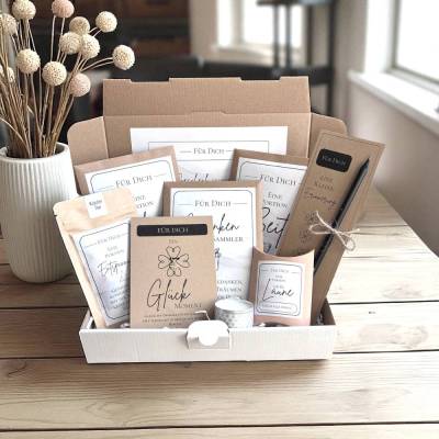 Personalisiertes Geschenk für Frauen, Freundin, Arbeitskollegin, Geschenkset, Danke, Entspannung, Geburtstagsgeschenk