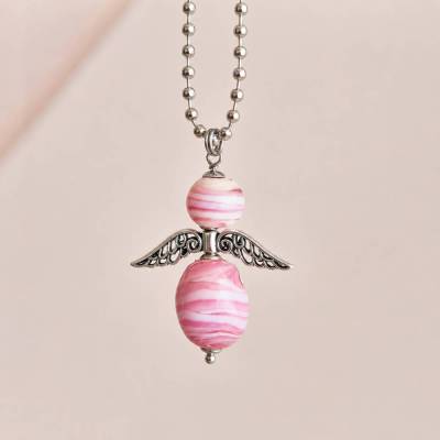 Schutzengel Anhänger Unikat – personalisierbarer Glücksbringer, Geschenk für Freundin, Schwester oder zum Geburtstag
