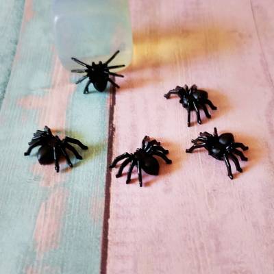 20 Stk, Spinne Dekoration, Gruselspaß zum Halloween