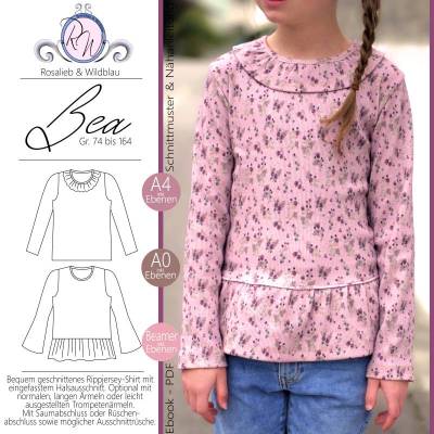 Ebook Bea Rippshirt Gr. 74 bis 164