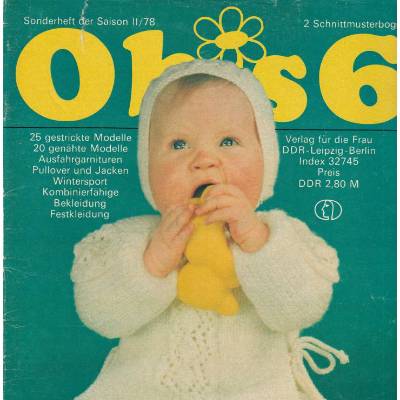 Sonderheft 0 bis 6 der Zeitschrift Saison 2/1978 DDR Vintage aus den 1970er Jahren