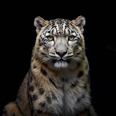 SCHNEELEOPARD  – Blick der Wildnis (3)