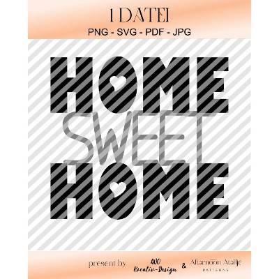 Plotterdatei Home - Dekoration - SVG, PNG, JPEG