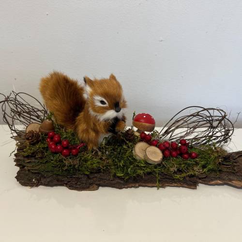 Herbstgesteck Herbstdeko Herbst Eichhörnchen