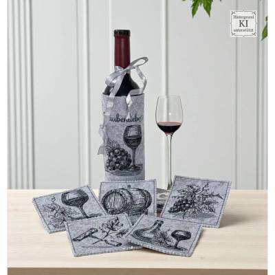 Stickdateien Weinliebe (Doro-Collection) ab 10x10 Rahmen – 21 Scribble-Motive für edle Stickprojekte