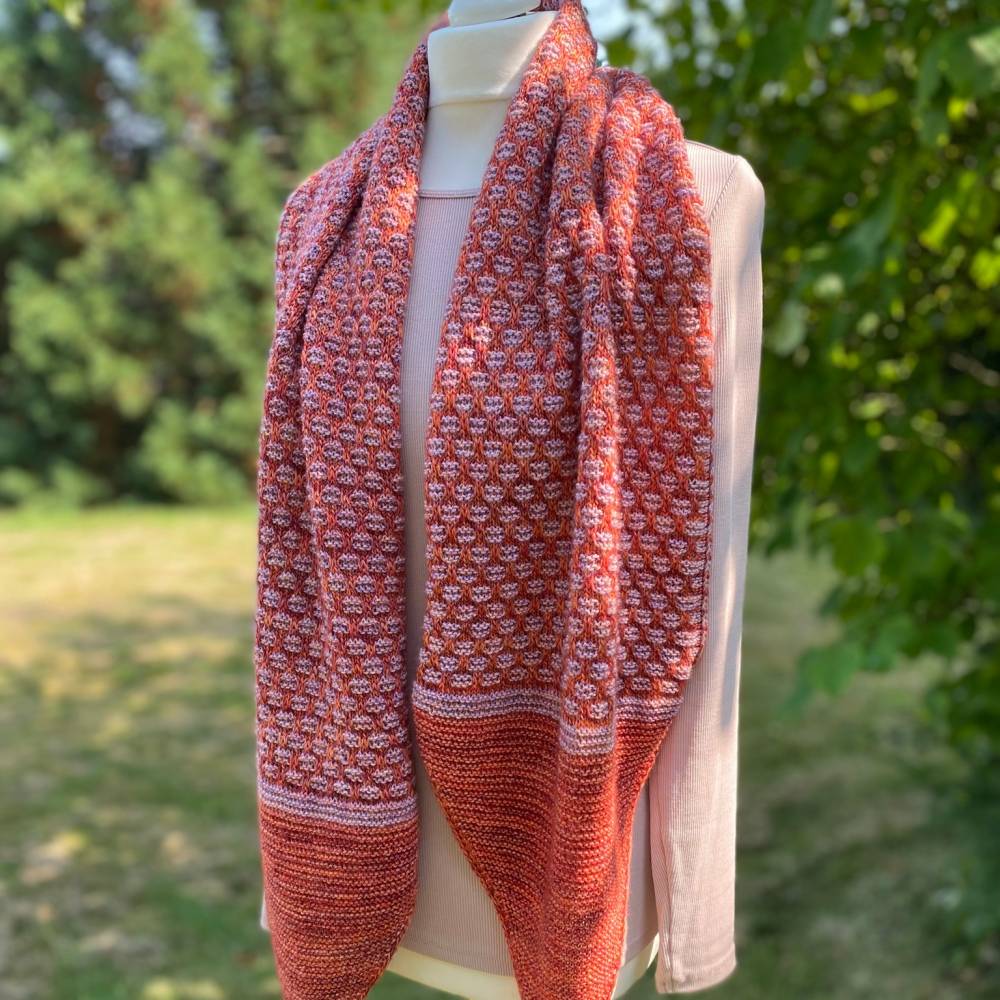 Strickanleitung Lizas Tuch September Vibes Bild 1