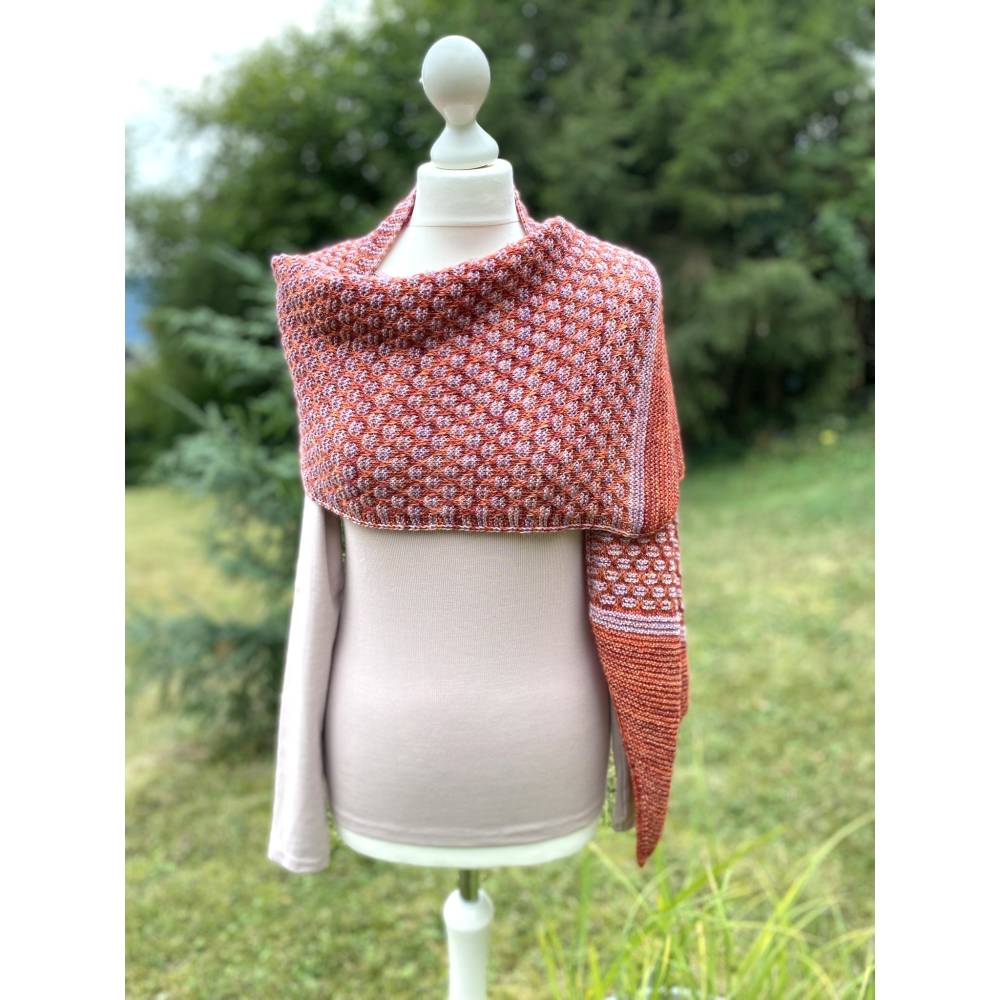 Strickanleitung Lizas Tuch September Vibes Bild 6