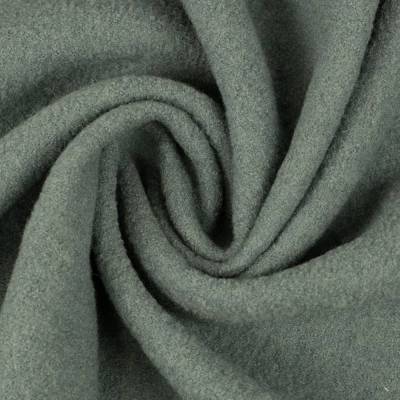 Naomi **gekochte Wolle** Wollstoff Walk smaragd Oeko-Tex Standard 100  (1m/22,-€ )