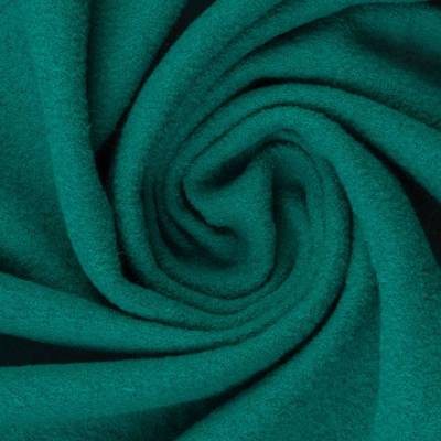 Naomi **gekochte Wolle** Wollstoff Walk petrol Oeko-Tex Standard 100  (1m/22,-€ )