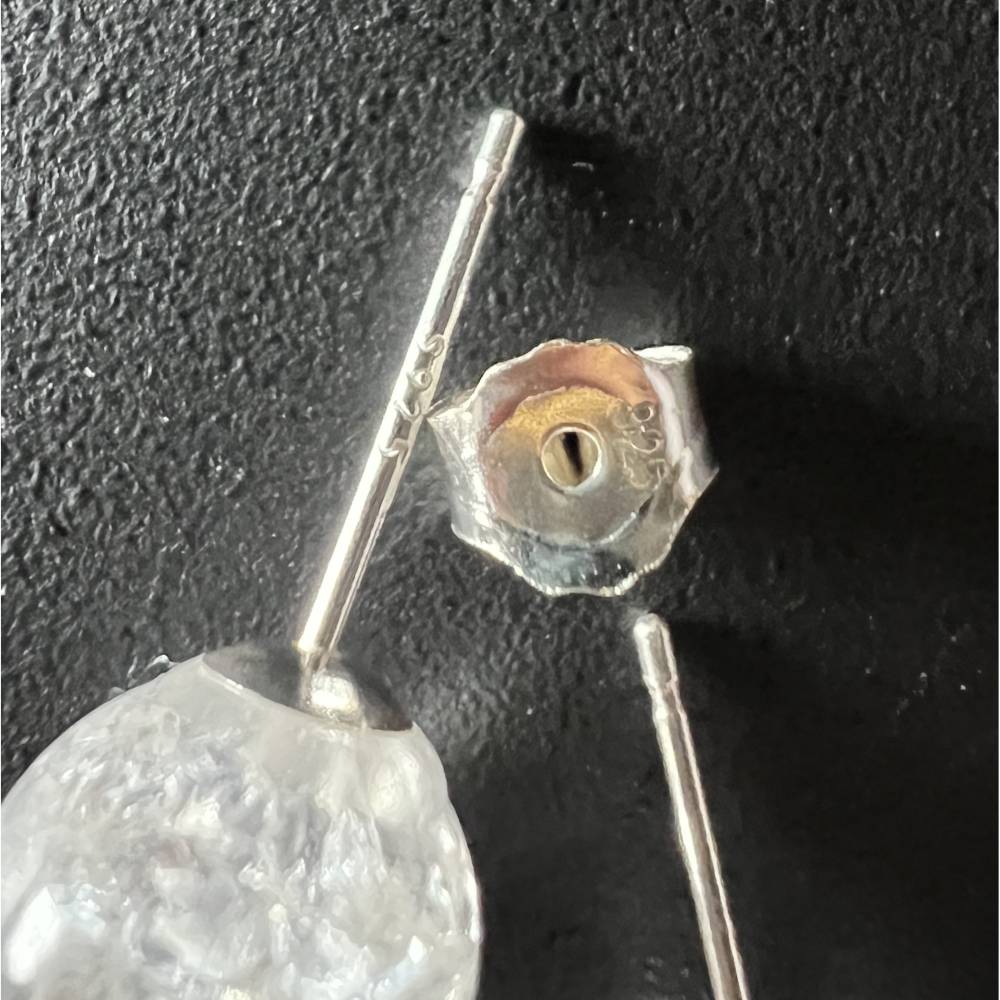 Bergkristall oder Amethyst Ohrstecker 925-Silber Bild 5