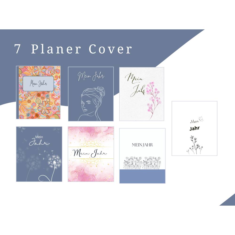 Selbstfürsorge lernen Set, Jahresplaner Bundle 141 Seiten zum ausdrucken inkl. u.a. Affirmationskarten, Mandalas, B Bild 3