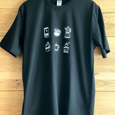 T-Shirt „Coffee“ – Bio-Baumwolle, nachhaltiges Damen & Unisex Shirt für Kaffeeliebhaber
