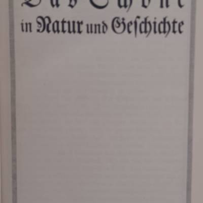 Das Schöne in Natur und Geschichte – Friedrich Theodor Bischer | Antiquarisches Buch