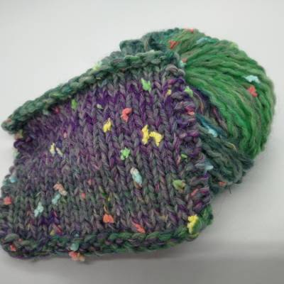 ggh Alexis Schurwollmischgarn – Effektgarn mit bunten Nöppchen, Auslaufgarn für Strickideen